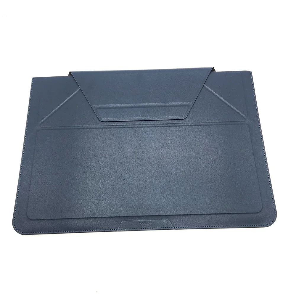 MOFT 2-in-1 Laptop Sleeve Stand Bag 14in MacBook Air Pro Dell HP Lenovo DeepBlue